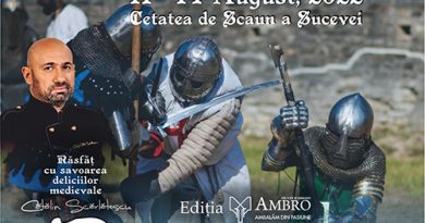 Programul Festivalului de Artă Medievală ”Ștefan cel Mare”, 11 – 14 august 2022