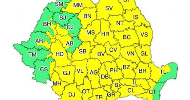 Cod galben de furtună în județul Suceava și aproape întreaga țară, de azi la amiază până mâine seară la ora 22.00